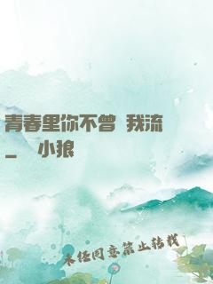 青春里你不曾見我流淚