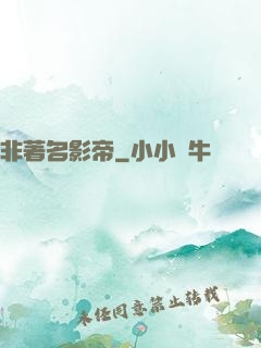 非著名影帝
