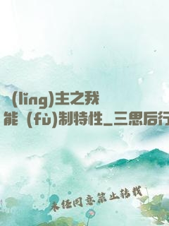 領(lǐng)主之我能復(fù)制特性