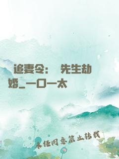 頭號追妻令：陸先生劫個婚