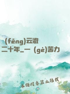 風(fēng)云激蕩二十年