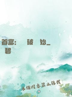 首富：從撿破爛開始