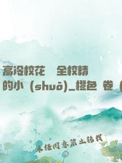 高冷?；S為全校精靈的小說(shuō)