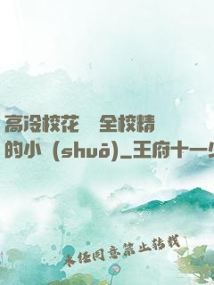 高冷?；S為全校精靈的小說(shuō)