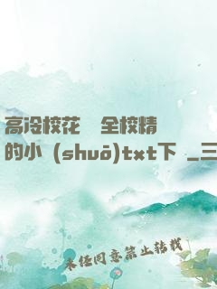 高冷?；S為全校精靈的小說(shuō)txt下載