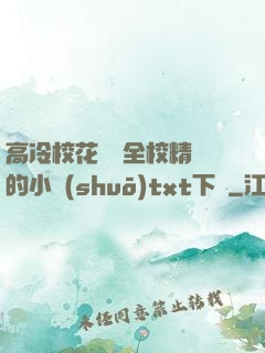 高冷?；S為全校精靈的小說(shuō)txt下載