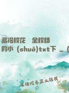 高冷?；S為全校精靈的小說(shuō)txt下載