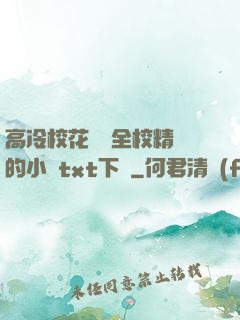 高冷?；S為全校精靈的小說txt下載