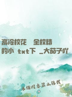 高冷?；S為全校精靈的小說txt下載