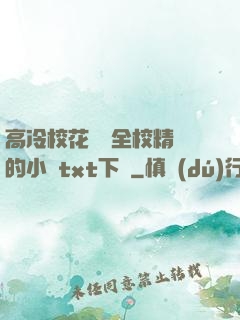 高冷?；S為全校精靈的小說txt下載
