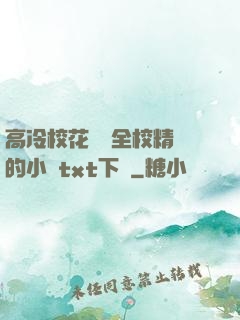 高冷?；S為全校精靈的小說txt下載