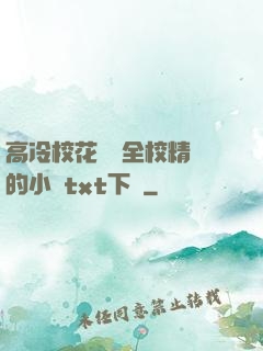 高冷?；S為全校精靈的小說txt下載