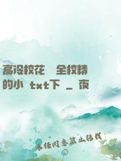 高冷?；S為全校精靈的小說txt下載