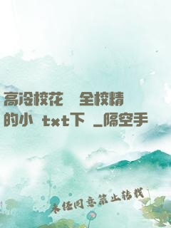 高冷?；S為全校精靈的小說txt下載