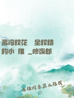高冷?；S為全校精靈的小說推薦