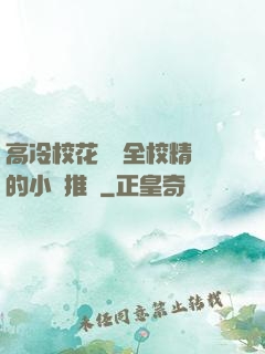 高冷?；S為全校精靈的小說推薦