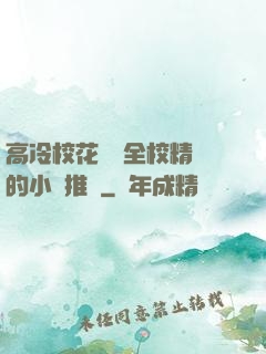 高冷?；S為全校精靈的小說推薦