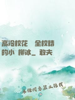 高冷?；S為全校精靈的小說柳冰