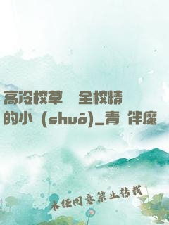 高冷校草淪為全校精靈的小說(shuō)