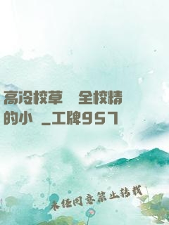 高冷校草淪為全校精靈的小說