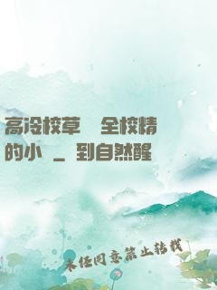 高冷校草淪為全校精靈的小說