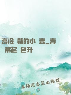 高冷總裁的小嬌妻