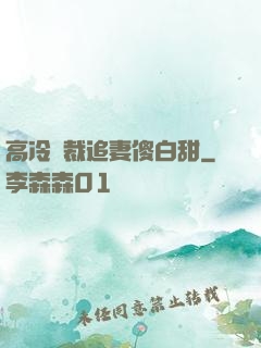 高冷總裁追妻傻白甜