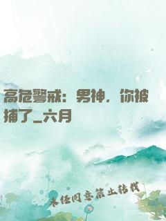 高危警戒：男神，你被捕了