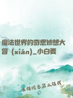 魔法世界的奇思妙想大冒險(xiǎn)