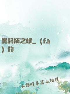 黑科技之眼