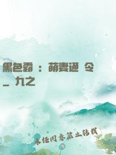 黑色霸寵：萌妻通緝令